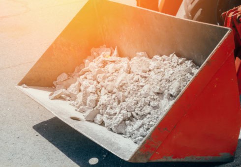 concrete removal hauling services